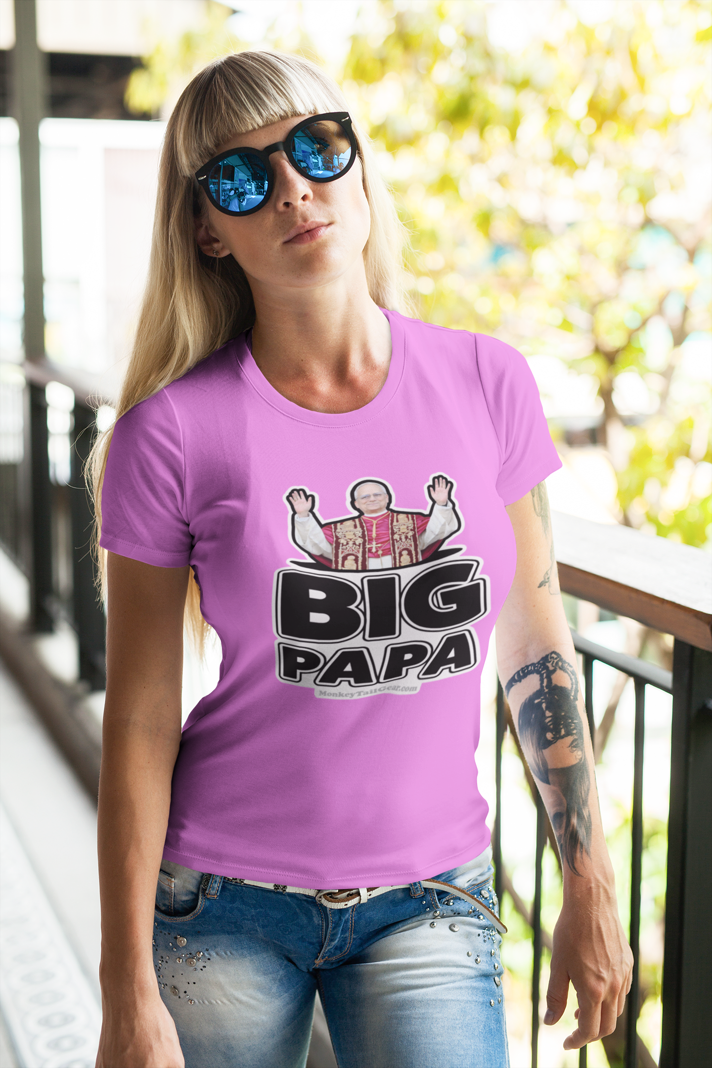 'Big Papa' Pope Leo T-Shirt - American Pope Tribute