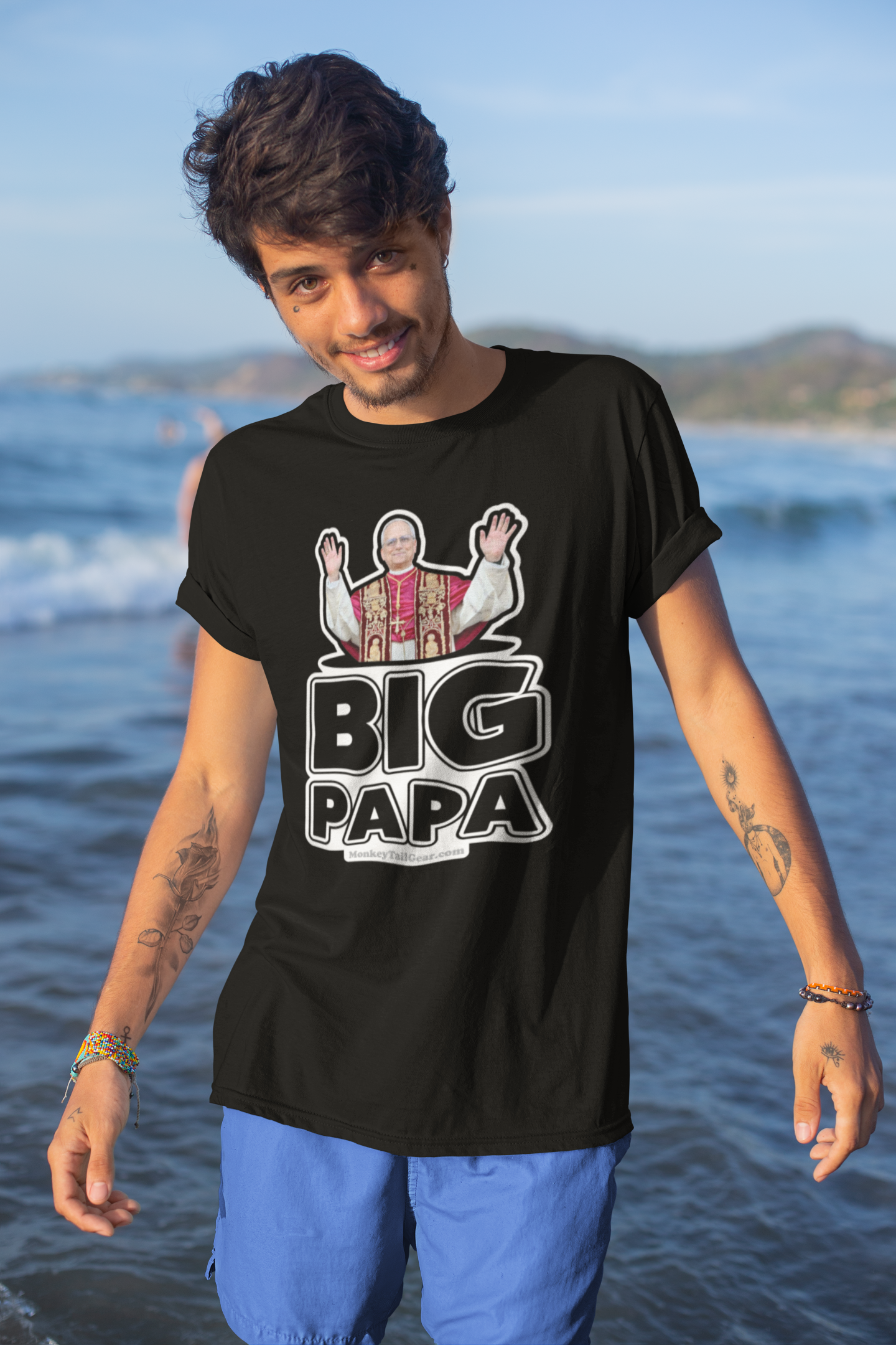 'Big Papa' Pope Leo T-Shirt - American Pope Tribute