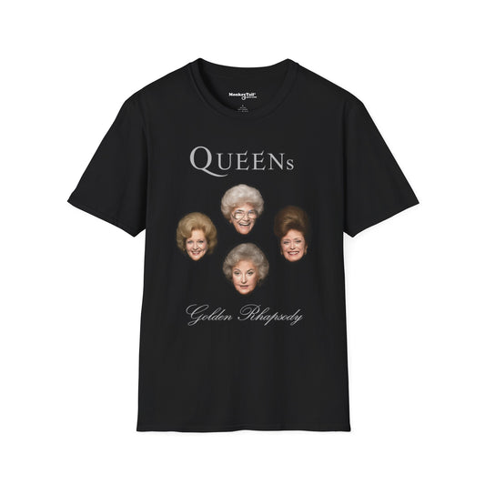 QUEENs Golden (Girls) Rhapsody Mock Album T-Shirt
