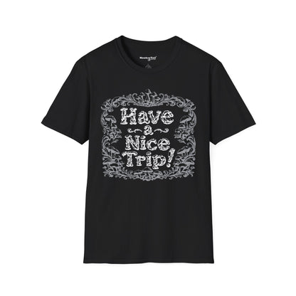 Have a Nice Trip - Mushroom Line Art T-Shirt